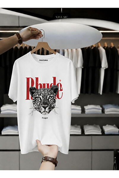İnazuma Outdoors Unisex velika pamučna majica kratkih rukava sa printom i okr...