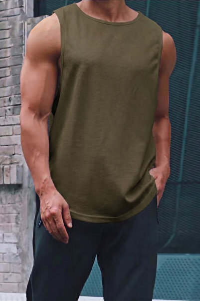 GENIUS STORE Ανδρικό μπλουζάκι Athlete Zero Sleeve για γυμναστική και προπόνη...