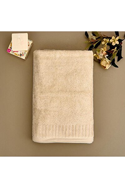 LC Waikiki Nevavm Soft Patte Bath Towel - Cream - 70X140 cm