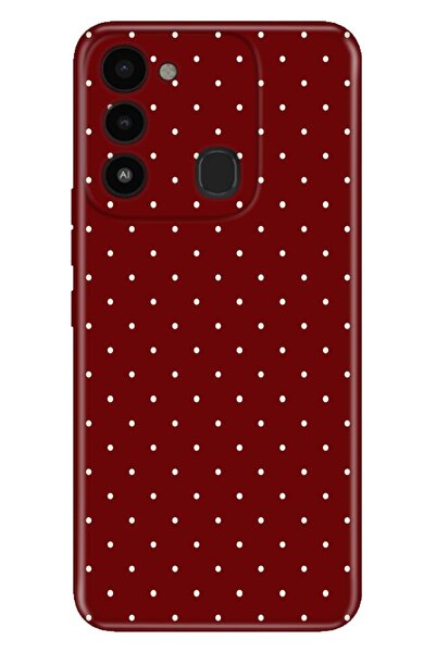 TECNO Spark 8C Kılıf Noktalı Temalı Desenli Darbe Emici Silikon