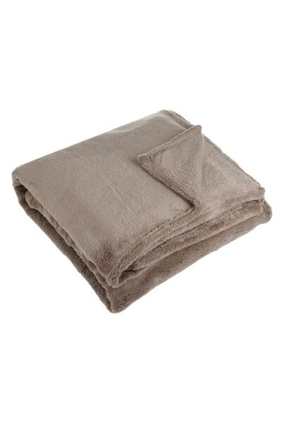 OEM Decorative Blanket for armchair and sofa, Faux fur, Multicolor, 160 x 130...