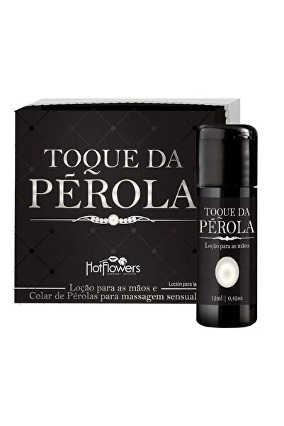 hot flowers Massage Lotion and Pearl Necklace Toque da Perola