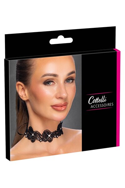 cottelli accessories Моден аксесоар – Cottelli ACCESSOIRES Чокър черен S-L – ...