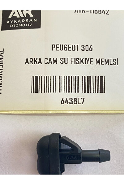 Orjinal Peugeot 306 Arka Cam Su Fıskiye Memesi OEM 6438E7 SEIM