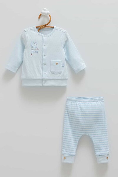 Valia Baby Jacquard Fabric Premium Baby Boy 2-Piece Set