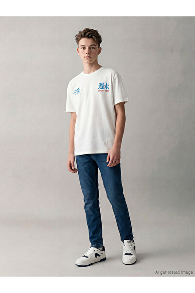 LC Waikiki Nevavm Slim Fit Boy's Jean Pants with Difference
