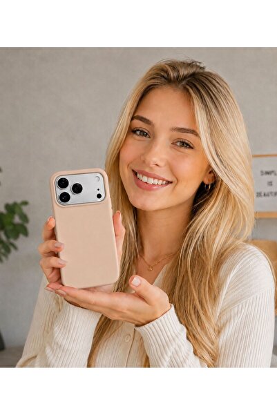 OLEA AKSESUAR iPhone 17 Pro Max Kılıf İçi Kadife Ekran ve Kamera Yükseltili L...