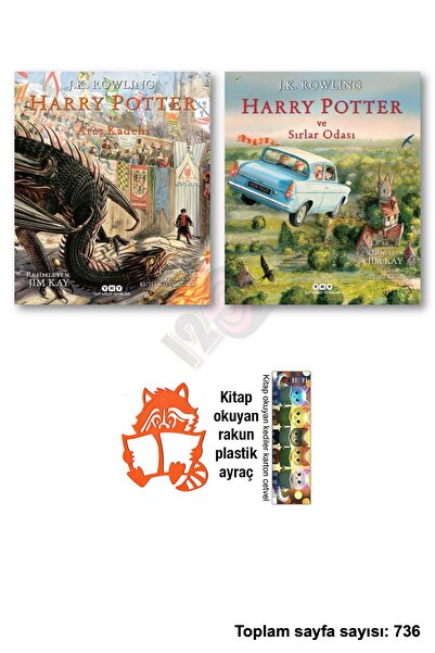 Yapı Kredi Yayınları Harry Potter Resimli Özel Baskı Ateş Kadehi Sırlar Odası