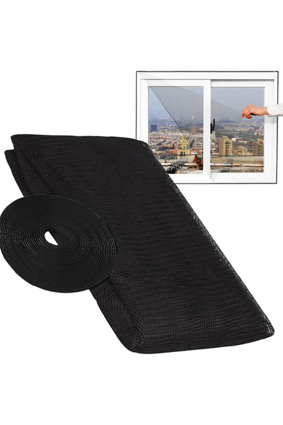 Ayawaska Anti-insect net for window with self-adhesive velcro 180x150 cm mosq...