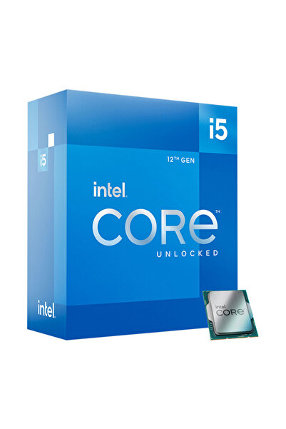 Intel Core i5-12600K 3.70GHz 10 Çekirdek 20MB L3 Önbellek Soket 1700 Tray İşl...