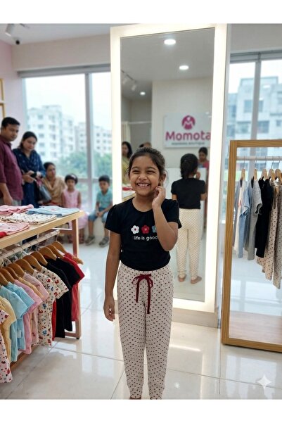 Alsadfine innovations Children's Pajamas Set for Girls for Summer with Patter...
