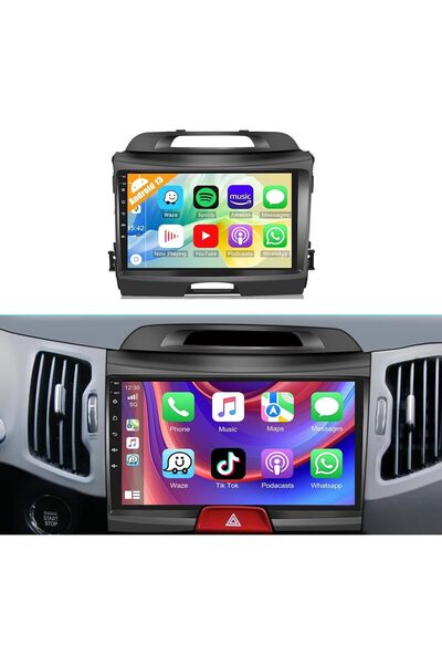 Carplayer Kia sportage android screen model 2011-2015,6gb ram 128 gb rom wire...