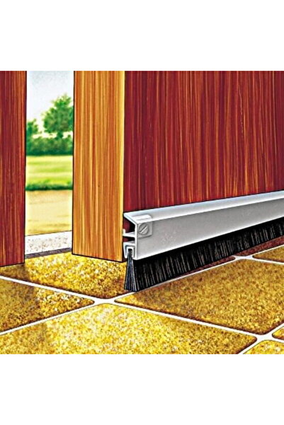 Ellen Banda pentru usa ADS, ELLEN, cu suruburi, din aluminiu, cu perie, 1m