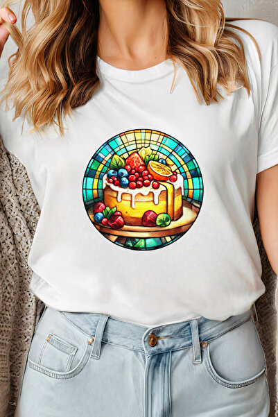 Sarah's Boutique Women's T-shirt – 100% cotton – Stained Cake