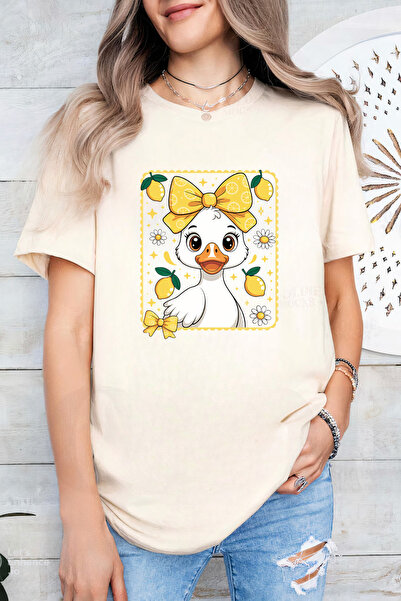 Sarah's Boutique Women's T-shirt – 100% cotton – Duck Bow