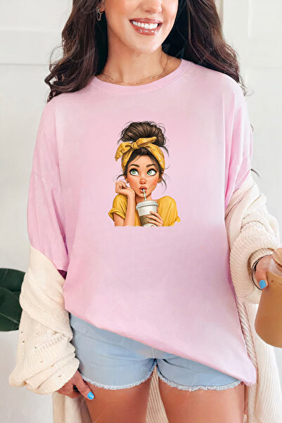 Sarah's Boutique Women's T-shirt – 100% cotton – Straw Girl