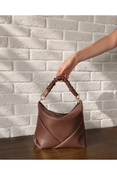 Marka Baggyloop Drawstring Handle Shoulder Bag – Stylish and Suitable for Daily Use