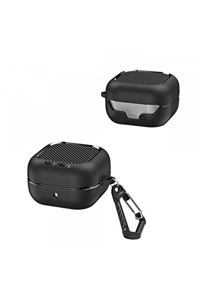 Techsuit CarbonFiber Case for Samsung Galaxy Buds4 / Buds4 Pro, Black