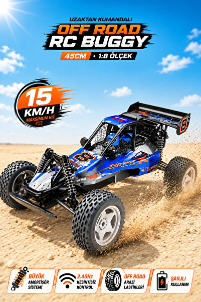 YILDIRIM OYUNCAK Uzaktan Kumandalı 15 Km/H Yapan Drift Atan Off Road RC Araba...