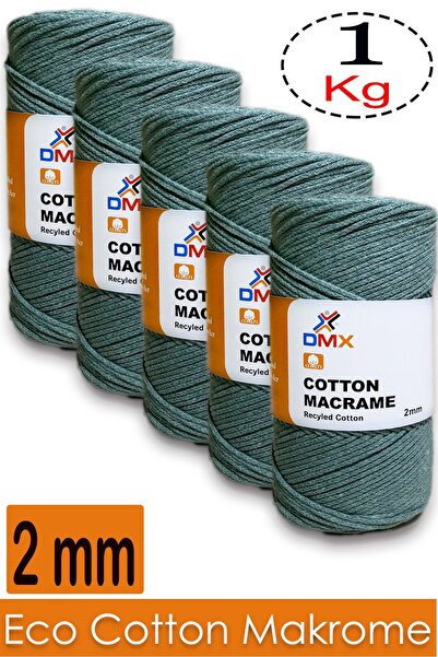 Diva İplik Dmx Bumbac Macrame (5x200 Gr) - Pachet de 5 - Culoare -268