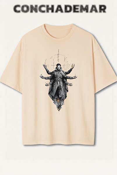 Vordevia Doctor Strange Printed Colorful Oversize T-Shirt Printed Premium Ove...