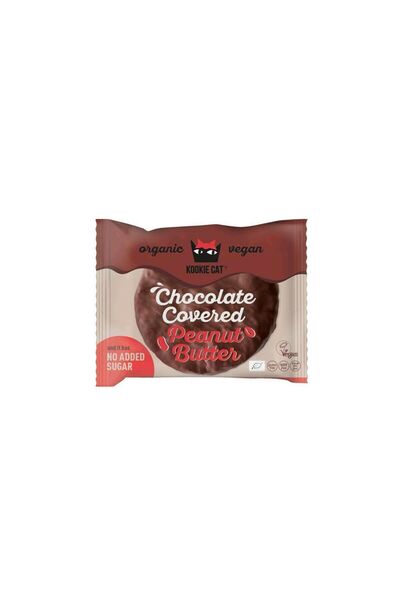 Kookie Cat Gluten-free organic peanut butter chocolate covered cookie 50g