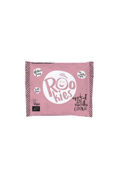 Rookies Biscuiți bio cu caise și vanilie 40g