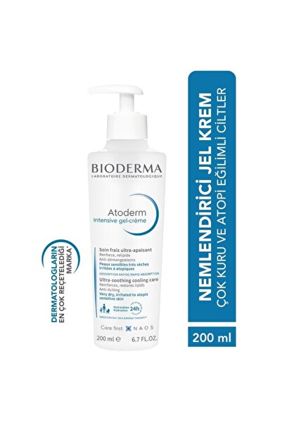 Bioderma Atoderm Intensive Çok Kuru Ciltler İçin Nemlendirici Jel Krem 200ml