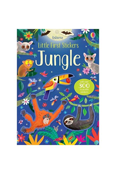 Usborne Carte cu autocolante – Primele autocolante: Jungla