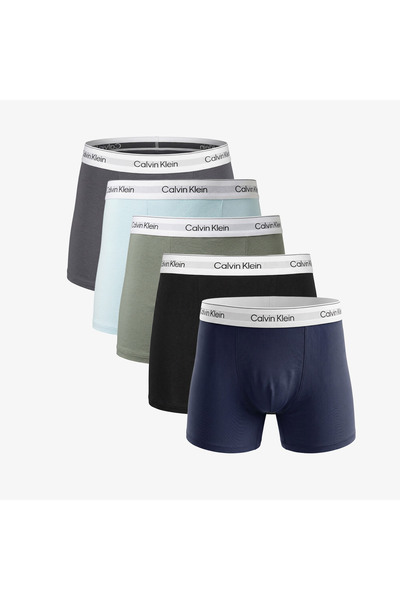 Calvin Klein Relaxed Fit Trunk 5'li Erkek Gri Boxer