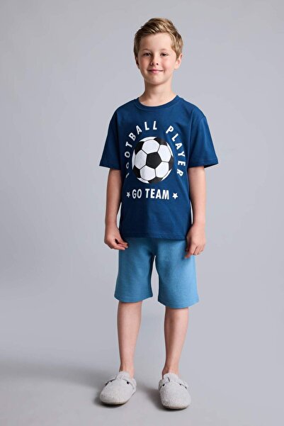 DeFacto Regular Fit Printed 2-Piece Pajama Set for Boys H8193A826Hs
