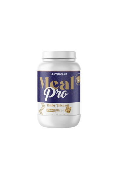 Nutriking ميل برو بودرة طعام الأطفال بنكهة البسكويت 30 حصة 1500 جرام