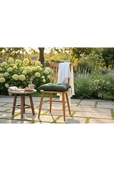Mof Home Collection Yazın Harika Renkleri Koyu Yeşil Sandalye Minderi