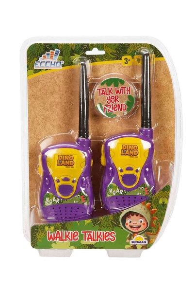 Feyza Oyuncak Walkie Talkie Dinozor Temalı Telsiz Seti | 4 Yaş | 2 Parça | İl...