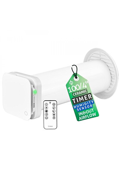 Turbionaire Recuperator de caldura Trend HRV 100 WM, Recuperator ceramic, Sen...