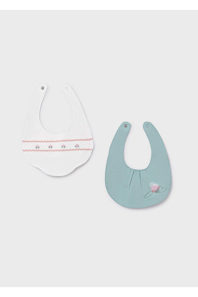 MAYORAL Baby Girl 2-Piece Bib Set Green 9077