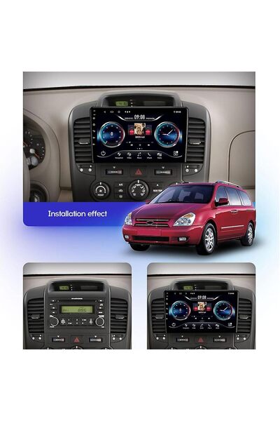 Carplayer شاشة أندرويد لسيارة كيا كارنيفال موديل 2006-2015، 6 جيجابايت رام، 1...