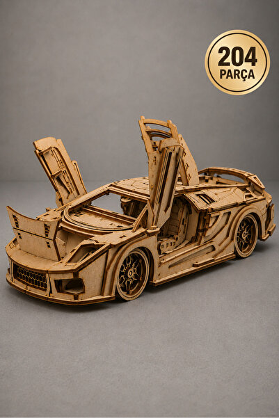 eslazerkesim Lamborghini Aventador Tarzı Spor Araba Diorama Maketi – Kılavuzl...