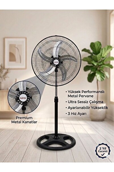 CEBER TİCARET Forvet Vantilatör - Pervane - 18 inch 80 Watt Sessiz Çalışma