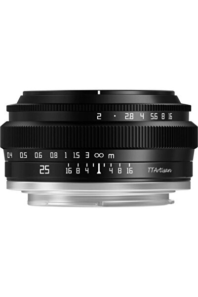 TTArtisan Obiectiv Manual 25mm F2 APS-C, MFT / M4/3