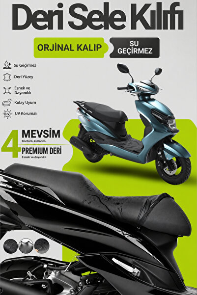Motobros Motorcycle Seat Cover Kuba Space Leatherfit Leather Motorcycle Saddl...