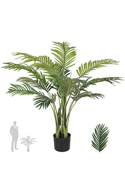 Roberto Rossi Palmier artificial H90cm Kentia cu 15 frunze