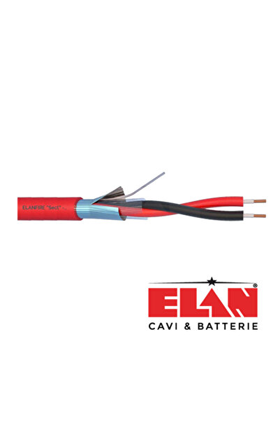 ELAN Fire alarm cable E120 - 1x2x0.8mm, 100m ELN120-1x2x08