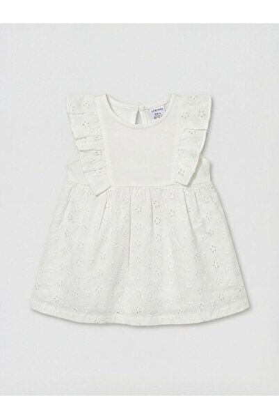 LC Waikiki LCW baby Fırfırlı Kız Bebek Elbise