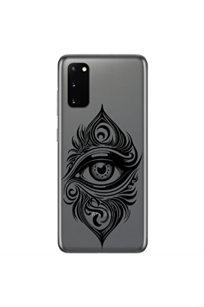 Other Samsung S20 Eye patterned drawing Transparent Silicone TPU Θήκη
