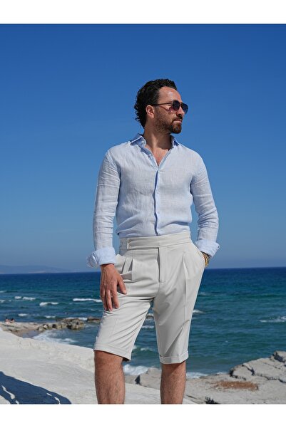 PAREZ Linen Shirt Modern Fit