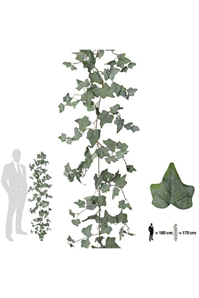 Roberto Rossi Iedera artificiala H170cm cu 110 frunze catifelate verde inchis...