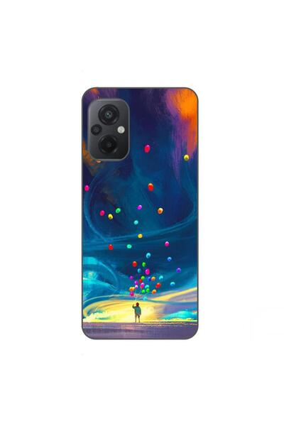 OEM Case compatible with Xiaomi Poco M5 Silicone Gel Tpu Universe Balloons Pa...