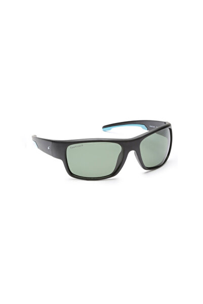 FASTRACK Polarized Sunglasses Black Frame Green Mirror Lens 60mm - P314GR2PV