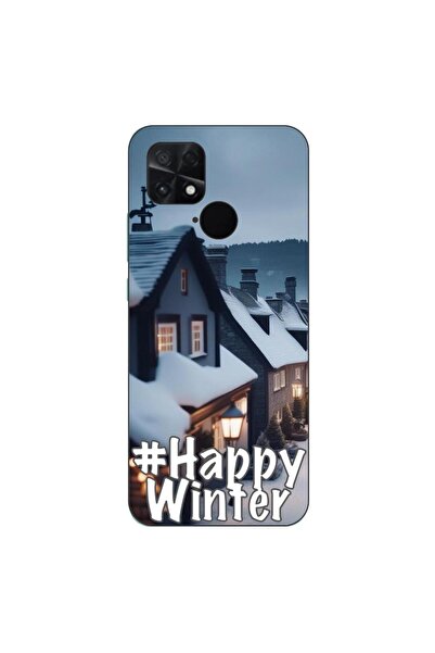 OEM Case compatible with Xiaomi Poco C40 Silicone Gel Tpu Pattern Happy Winter